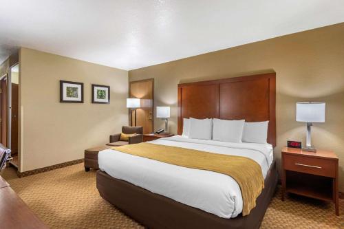 Katil atau katil-katil dalam bilik di Comfort Inn & Suites Springfield I-44