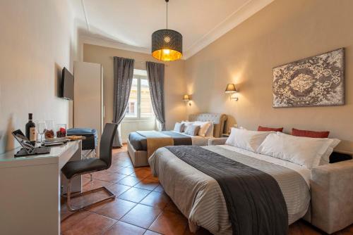 A bed or beds in a room at Veneto Prestige Apartment