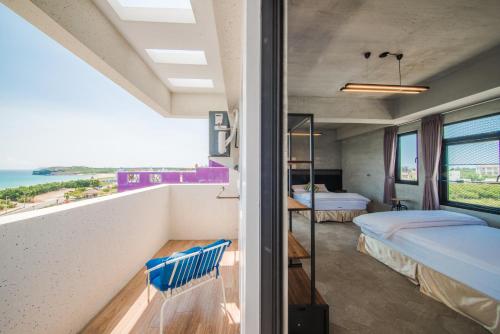 Postel nebo postele na pokoji v ubytování Mahalo B&B II
