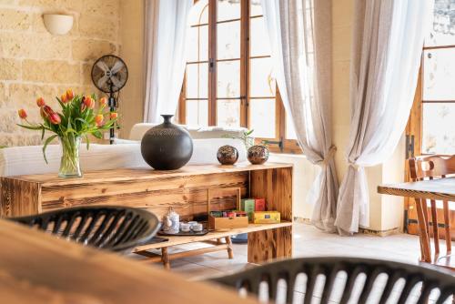 Χώρος καθιστικού στο Mood Farmhouse B&B