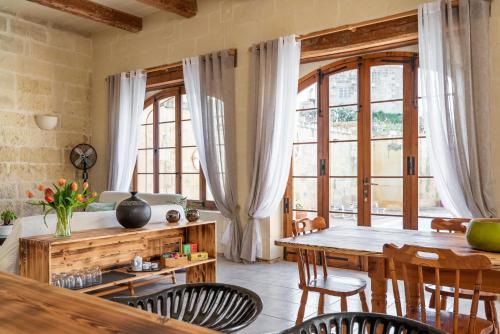 Posezení v ubytování Mood Farmhouse B&B