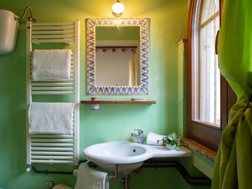 Koupelna v ubytování Al Guado di Assisi B&B