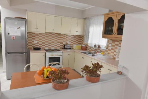 Dapur atau dapur kecil di Fanis Apartment