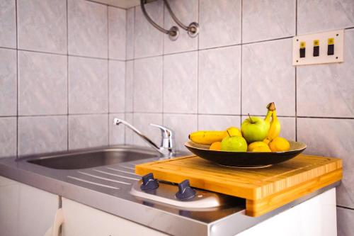 Kuchyň nebo kuchyňský kout v ubytování Apartments Korda L&M- Suhi Potok