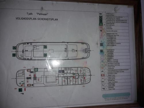 a diagram of a missile on a white board at tjalkjacht pelikaan enkhuizen in Enkhuizen