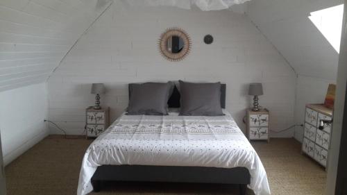 Katil atau katil-katil dalam bilik di LE PENTY BRETON