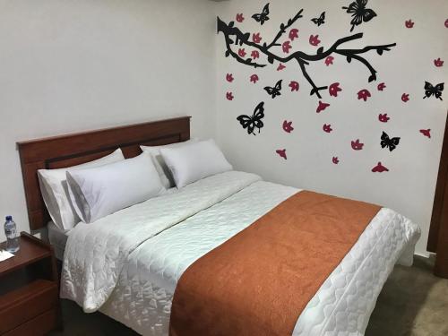 Postel nebo postele na pokoji v ubytování Hotel Seny