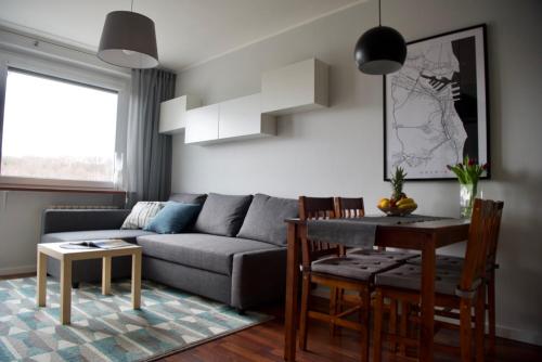 พื้นที่นั่งเล่นของ Apartament Gdynia Open