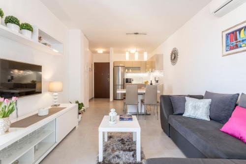 Posezení v ubytování Luxury apartment Dalia