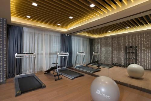 Centrul de fitness și/sau facilități de fitness de la CityNote Hotel Shangxiajiu Pedestrian Guangzhou