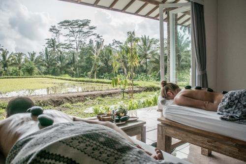 Zahrada ubytování Daun Lebar Villas