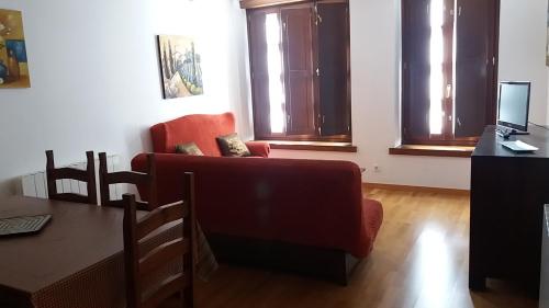 Μια τηλεόραση ή/και κέντρο ψυχαγωγίας στο Apartaments Morello