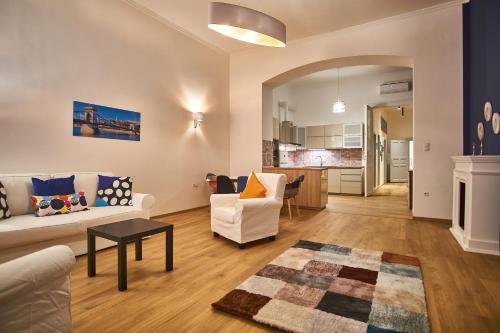 Posezení v ubytování D20 Apartman | Budapest
