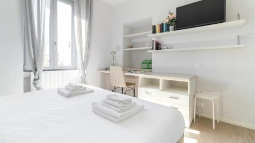 Posteľ alebo postele v izbe v ubytovaní Italianway - Bligny 19 Flat