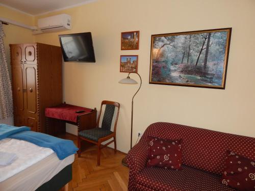 TV a/nebo společenská místnost v ubytování Hotel Balaton Fonyód