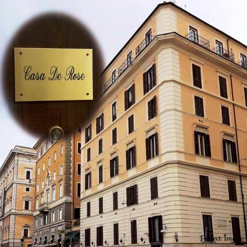 a building with a sign that reads cant be there at Casa De Rose in Rome