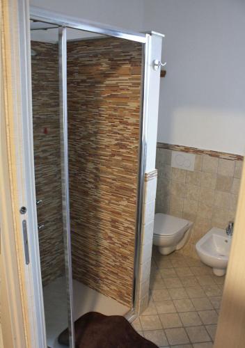 Koupelna v ubytování B&B Casa Zuane