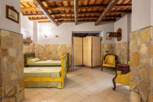 Area soggiorno di Bed And Breakfast Villa Pilati by DomuSicily