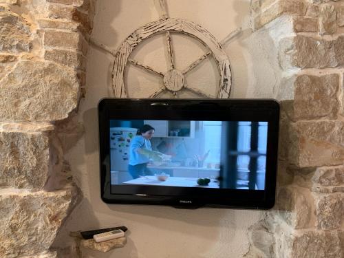 TV a/nebo společenská místnost v ubytování Luxury Art Room