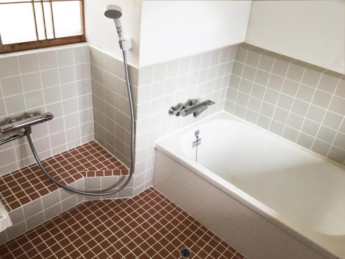 Koupelna v ubytování Guesthouse Fuki Juku