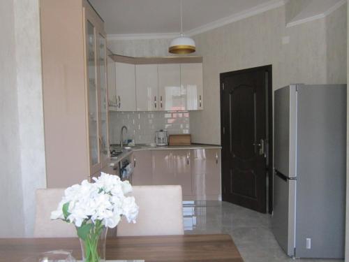 Kuchyň nebo kuchyňský kout v ubytování Jasmine