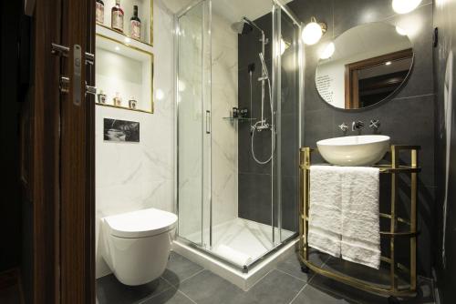 Koupelna v ubytování Maxime Boutique Hotel Avenida da Liberdade