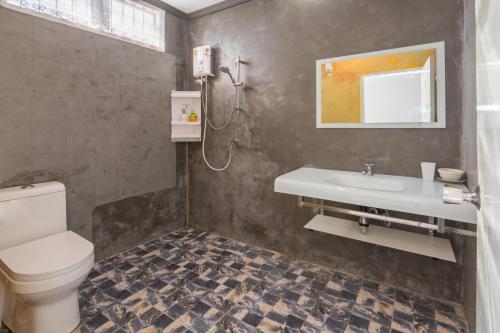 Koupelna v ubytování Villa la Barca