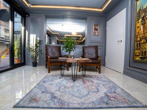 Posezení v ubytování HHK Hotel Downtown