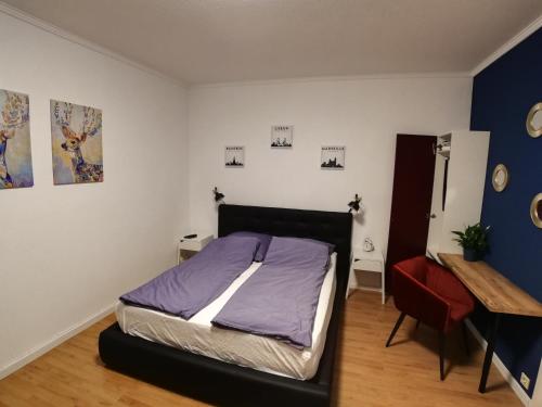 Postel nebo postele na pokoji v ubytování Dream & Relax Apartment's Messe