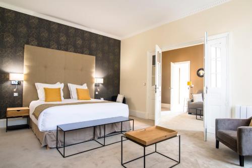 Llit o llits en una habitació de Villa Morelia
