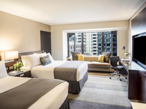 Cama ou camas em um quarto em InterContinental Wellington by IHG