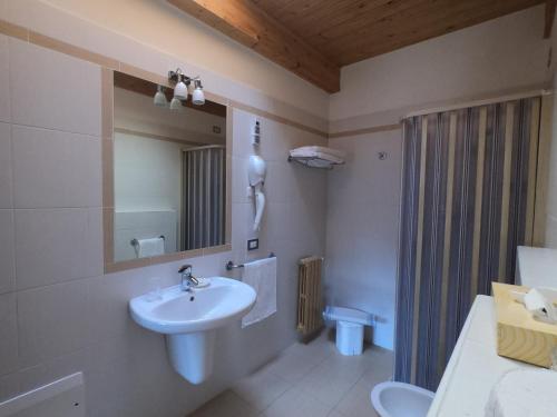 Ванна кімната в Albergo Ristorante Baraglia