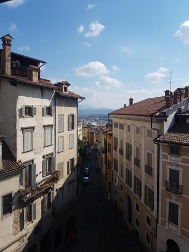 A general view of Bergamo or a view of the city taken from Az apartmant