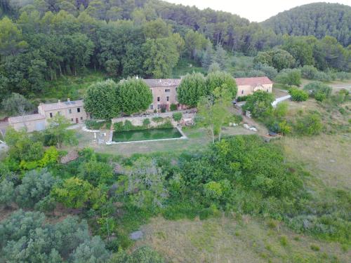 Blick auf Bocage Saint Roman aus der Vogelperspektive