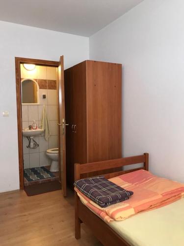 Koupelna v ubytování Sobe Matea - prenoćište