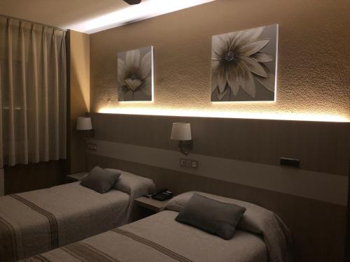Hotel Bahiaにあるベッド