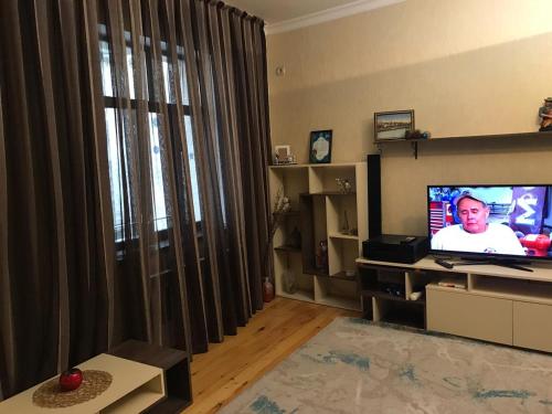 Телевізор і / або розважальний центр в Baku Central Apartment