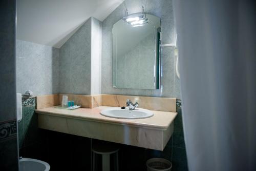 Koupelna v ubytování Hotel las Dunas