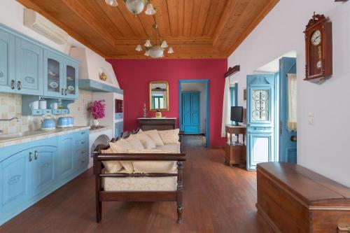 Η κουζίνα ή μικρή κουζίνα στο Villa Katingo