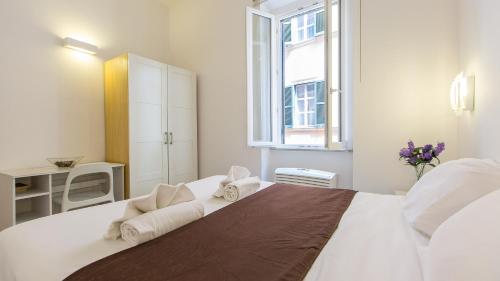 Katil atau katil-katil dalam bilik di Rental in Rome Beato Angelico