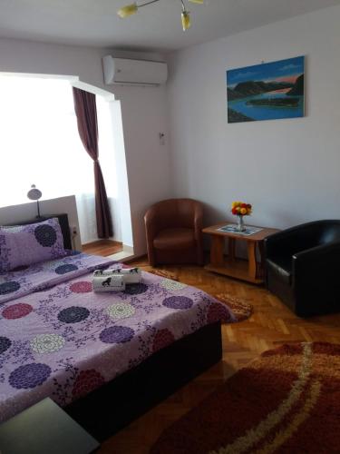 Posezení v ubytování Apartament Panoramic