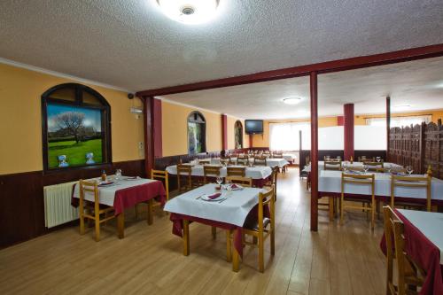 TV a/nebo společenská místnost v ubytování Hotel TERRANOVA