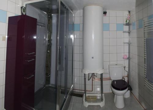 Koupelna v ubytování Gîte rural Les Maires d'Avaux