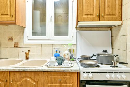 Kuchyňa alebo kuchynka v ubytovaní Manolitos Apartments 5
