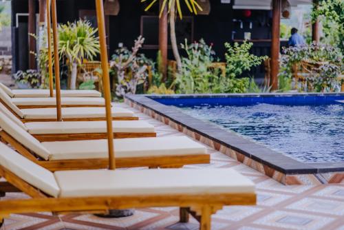 Πισίνα στο ή κοντά στο Sunday Huts Lembongan