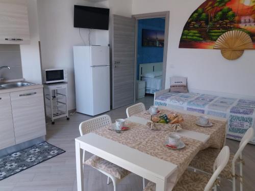 Dapur atau dapur kecil di Holiday house Lual