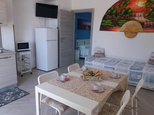 Dapur atau dapur kecil di Holiday house Lual