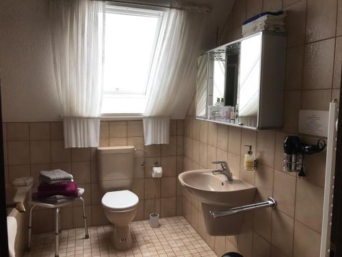 Koupelna v ubytování Ferienwohnung Poczewski