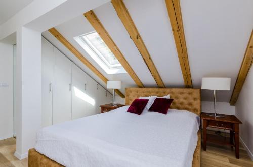 Posteľ alebo postele v izbe v ubytovaní Superior apartment Nike