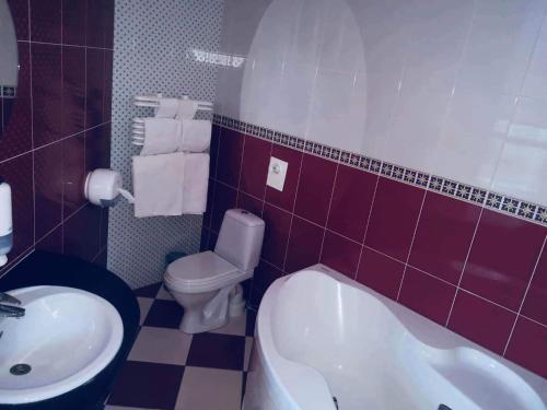 Koupelna v ubytování Villa Audruvis